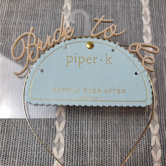 NWT- PIPER K 'Bride To Be' Headband - Picture 2 of 6